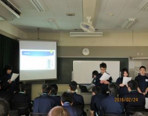 市役所職場体験学習③